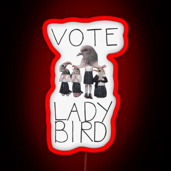 VOTE LADYBIRD RGB Neon Sign
