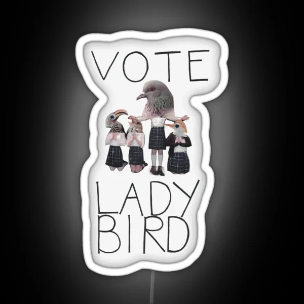 VOTE LADYBIRD RGB Neon Sign