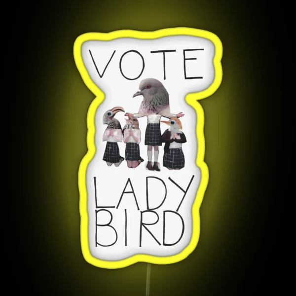 VOTE LADYBIRD RGB Neon Sign