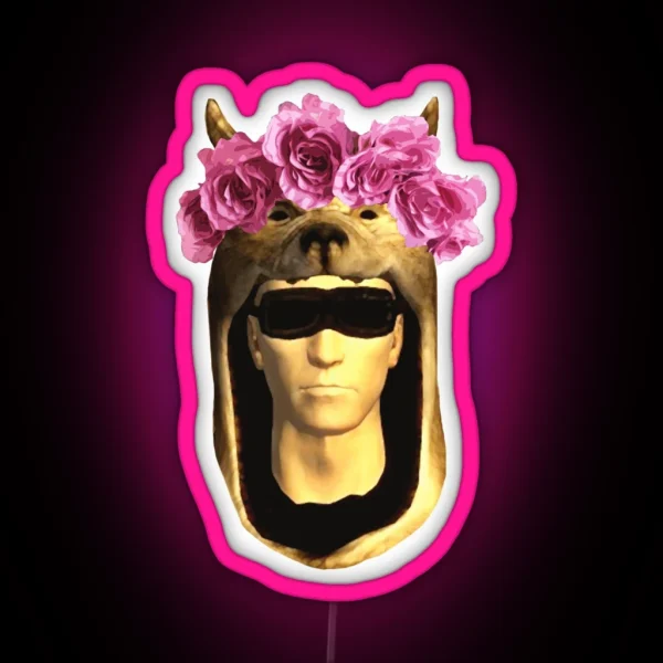 Vulpes Inflowercrown RGB Neon Sign