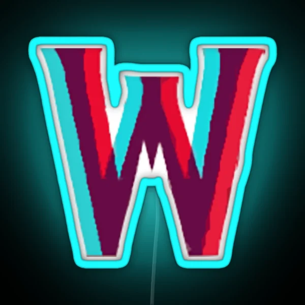 W Kdrama Logo RGB Neon Sign
