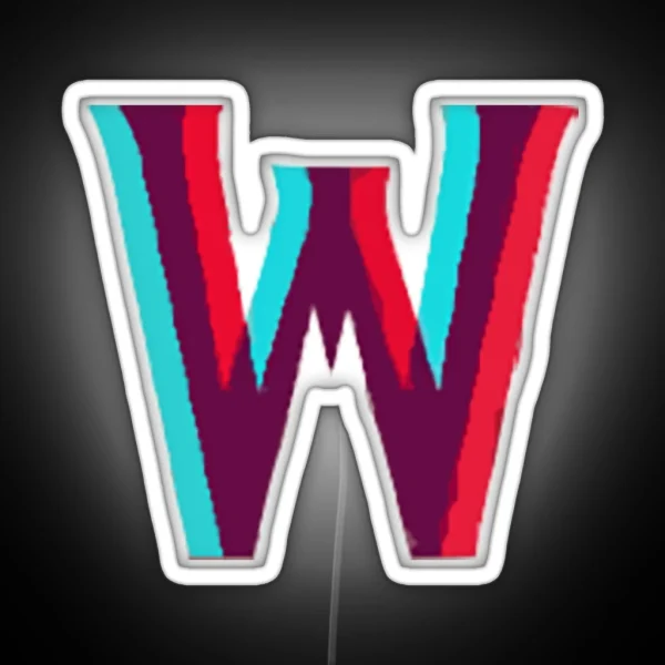 W Kdrama Logo RGB Neon Sign