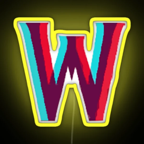 W Kdrama Logo RGB Neon Sign