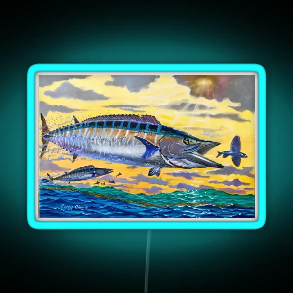 Wahoo Sunrise RGB Neon Sign