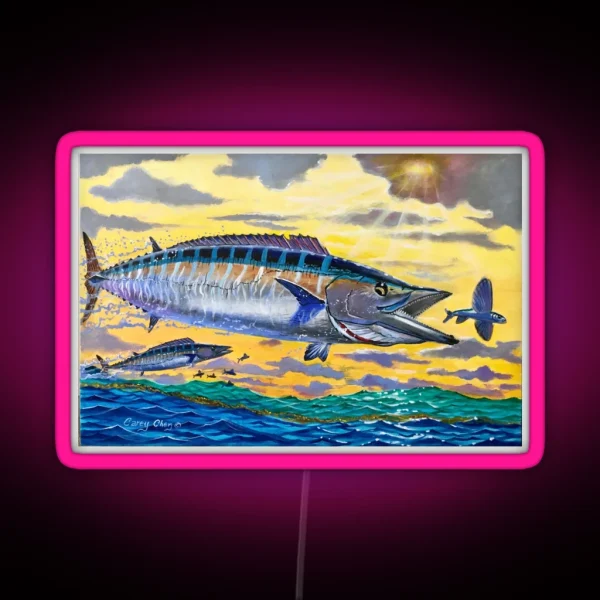Wahoo Sunrise RGB Neon Sign