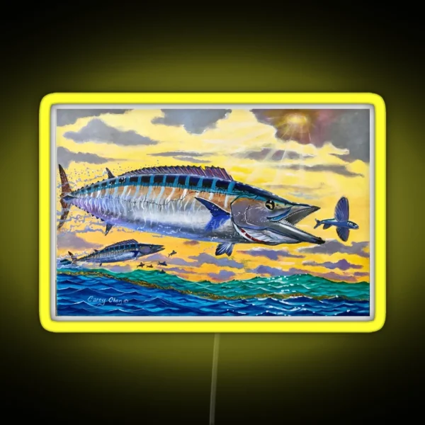 Wahoo Sunrise RGB Neon Sign