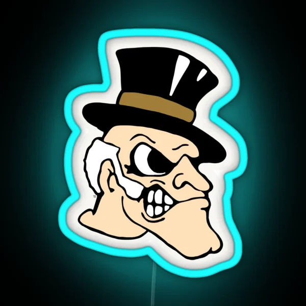 Wake Forest Demon Deacon RGB Neon Sign