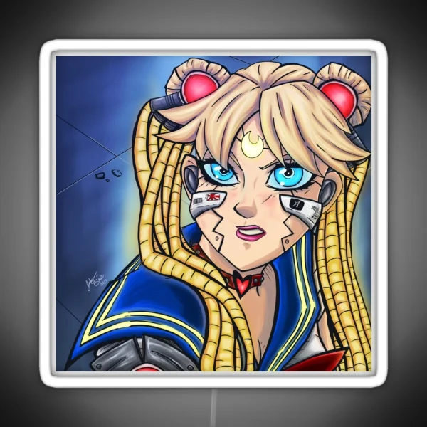 Wake Up Senshi RGB Neon Sign