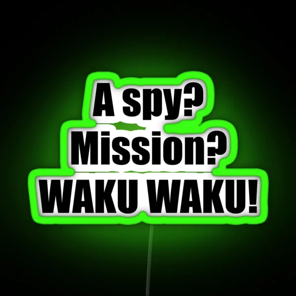 Waku Waku RGB Neon Sign