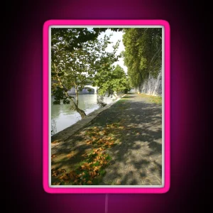 Walkway Along The Tiber RGB Neon Sign