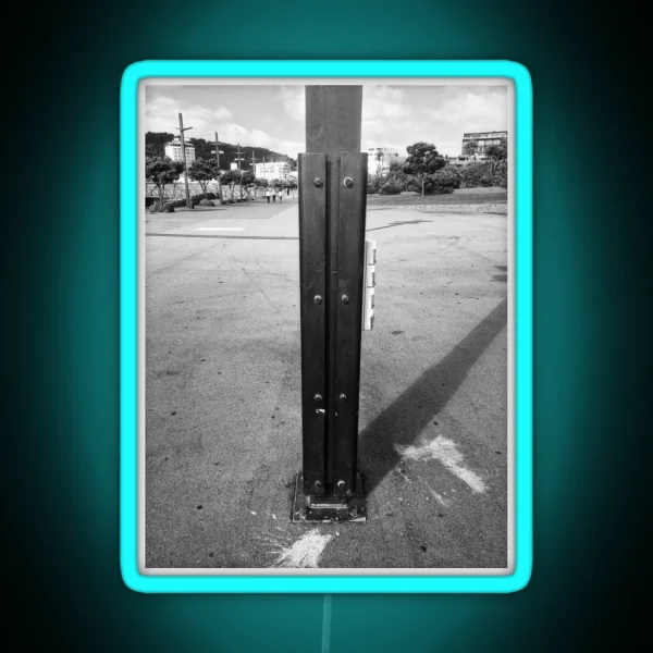 Walkway Post RGB Neon Sign