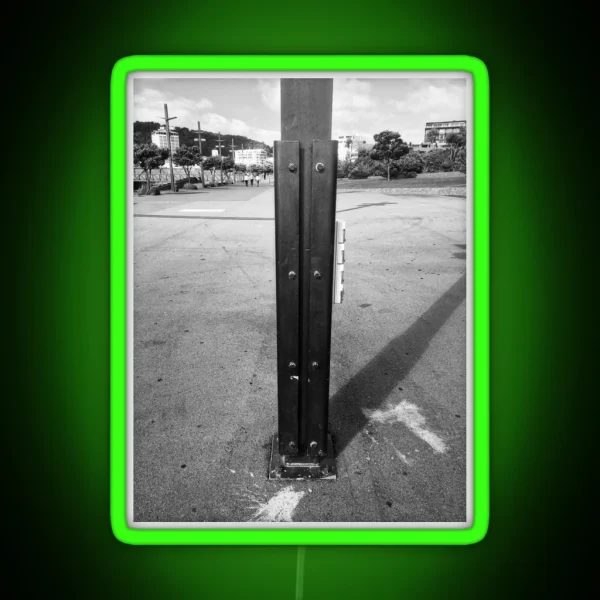 Walkway Post RGB Neon Sign