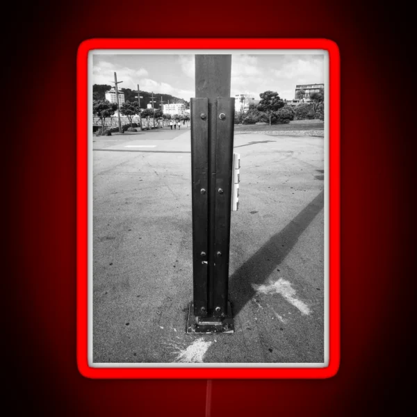 Walkway Post RGB Neon Sign