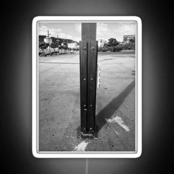 Walkway Post RGB Neon Sign