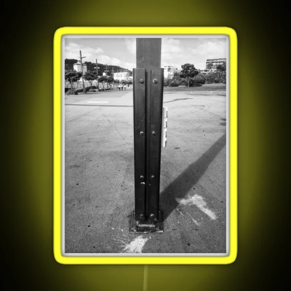 Walkway Post RGB Neon Sign