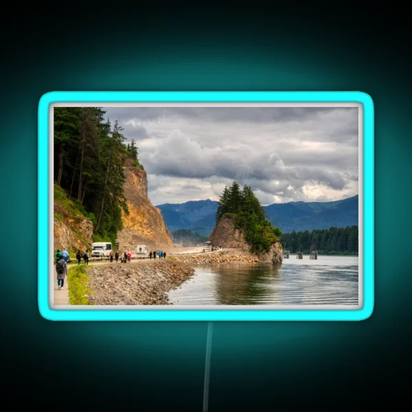 Walkway To Hoonah Alaska RGB Neon Sign