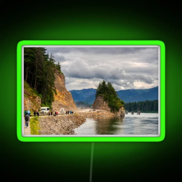 Walkway To Hoonah Alaska RGB Neon Sign