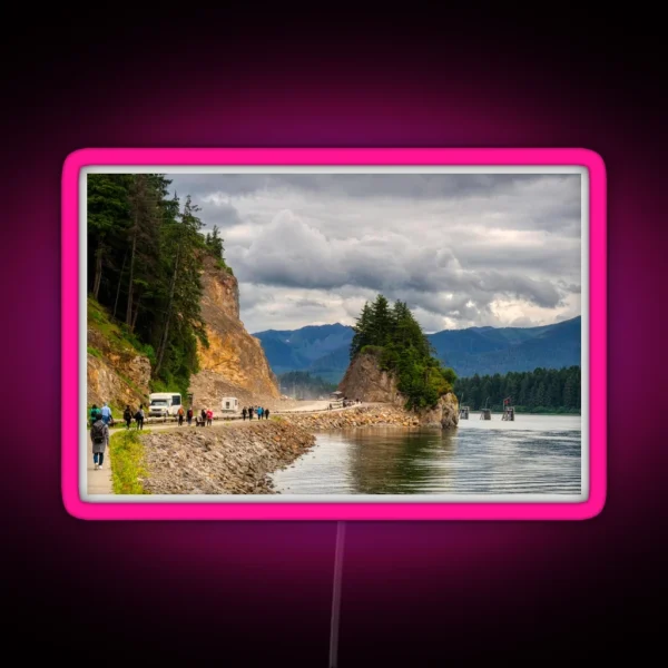 Walkway To Hoonah Alaska RGB Neon Sign