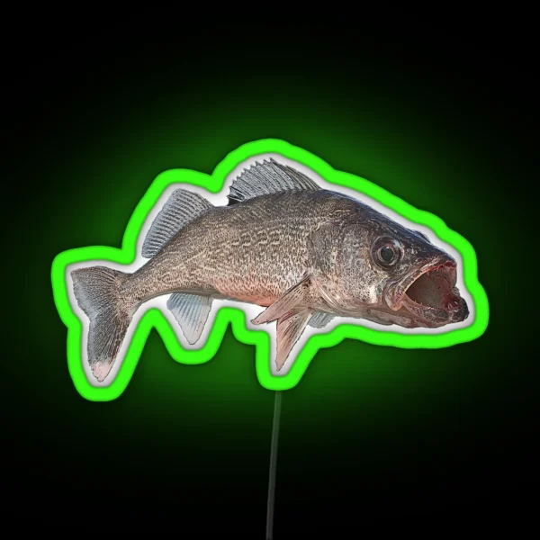 Walleye RGB Neon Sign