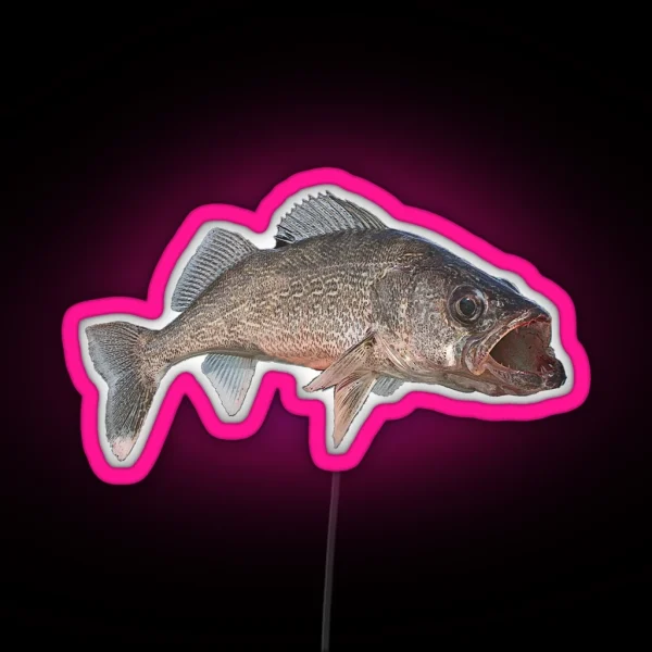 Walleye RGB Neon Sign