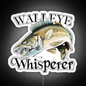 Walleye Whisperer RGB Neon Sign