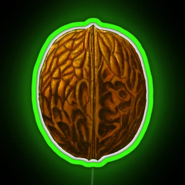 Walnut RGB Neon Sign