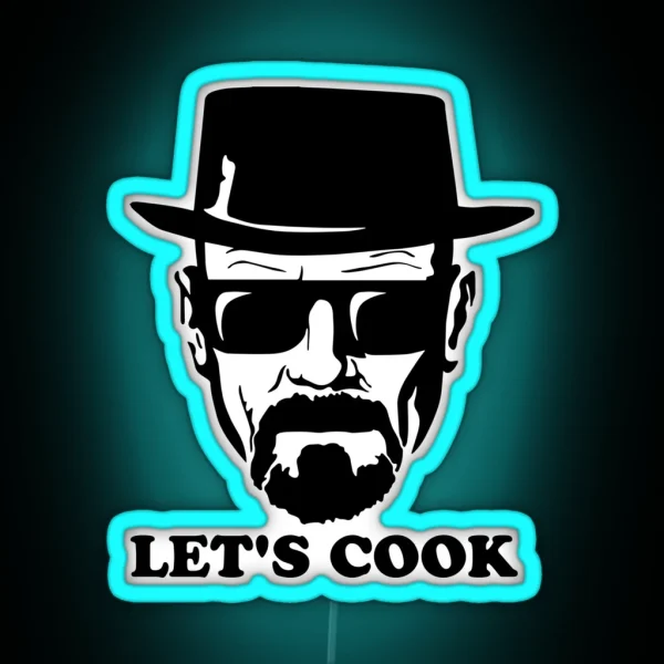 Walter Let S Cook Breaking Film Bad RGB Neon Sign