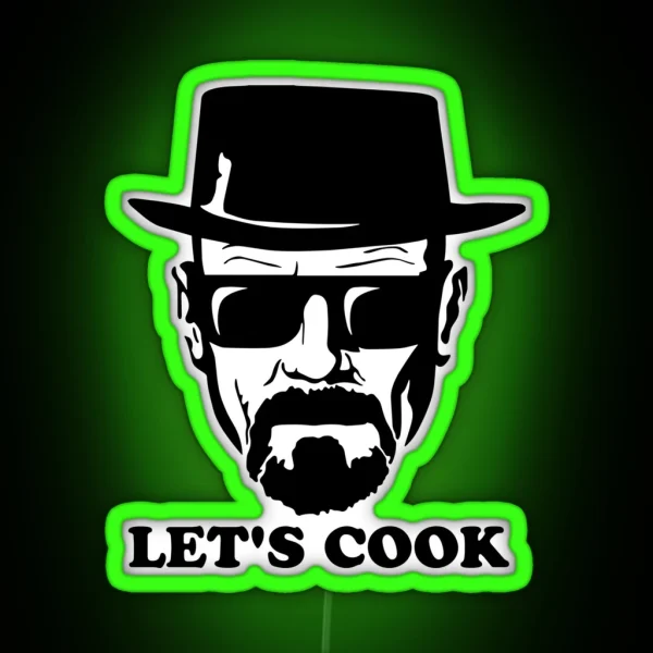 Walter Let S Cook Breaking Film Bad RGB Neon Sign