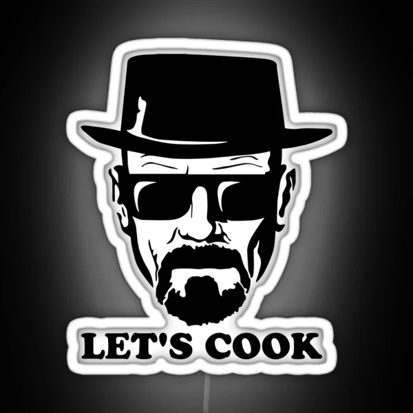 Walter Let S Cook Breaking Film Bad RGB Neon Sign