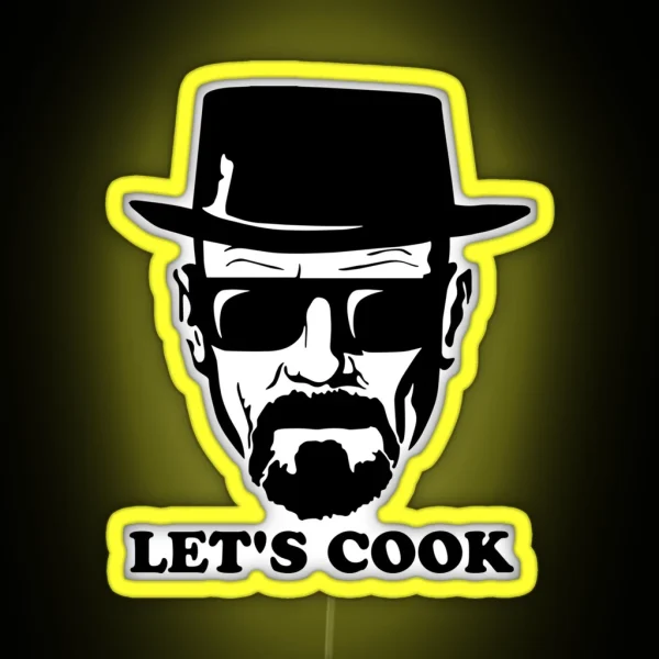 Walter Let S Cook Breaking Film Bad RGB Neon Sign