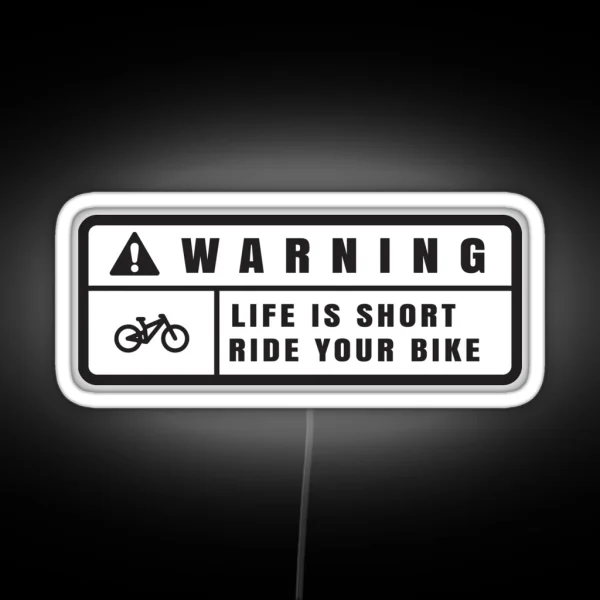 Warning RGB Neon Sign