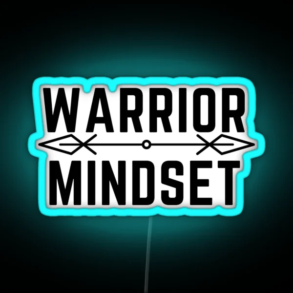Warrior Mindset RGB Neon Sign