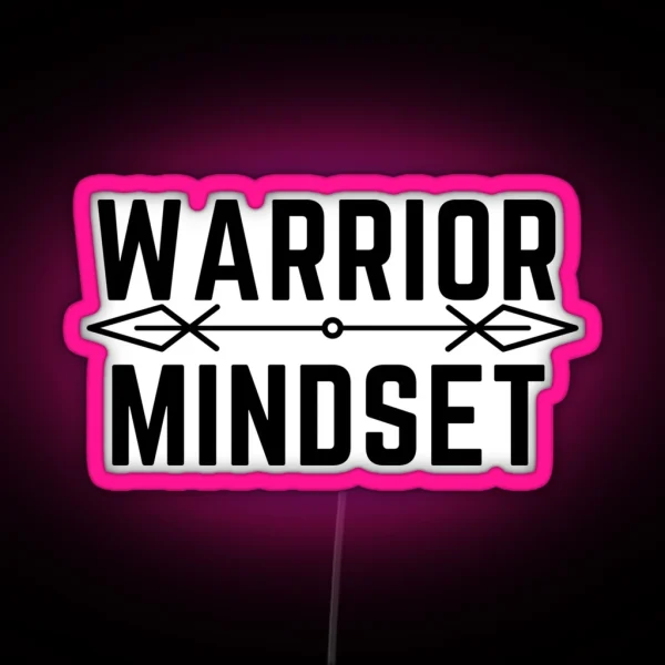 Warrior Mindset RGB Neon Sign