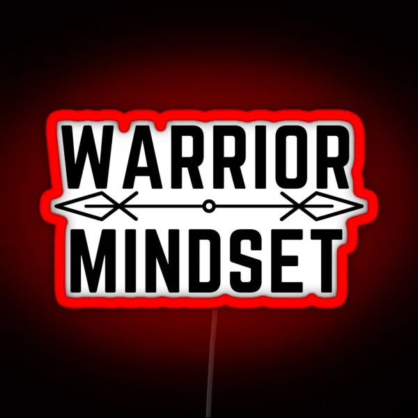Warrior Mindset RGB Neon Sign