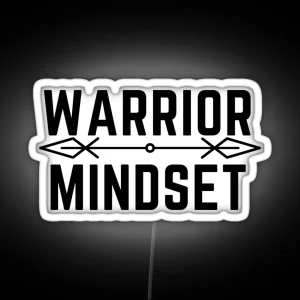 Warrior Mindset RGB Neon Sign