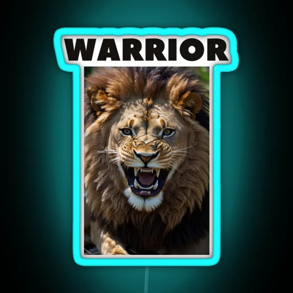 WARRIOR RGB Neon Sign