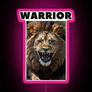 WARRIOR RGB Neon Sign