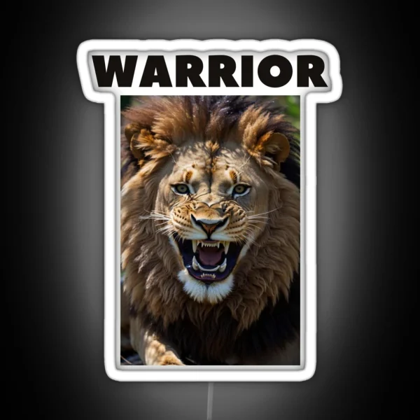 WARRIOR RGB Neon Sign