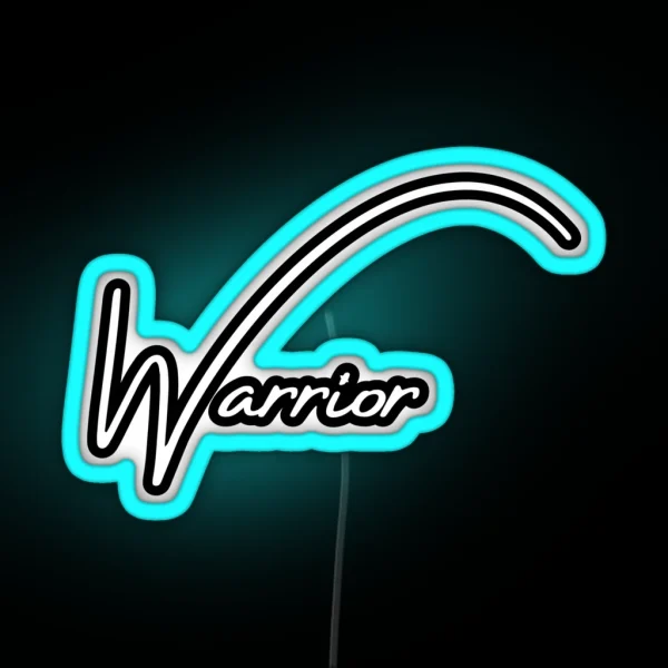 Warrior RGB Neon Sign