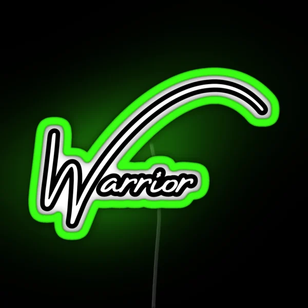 Warrior RGB Neon Sign