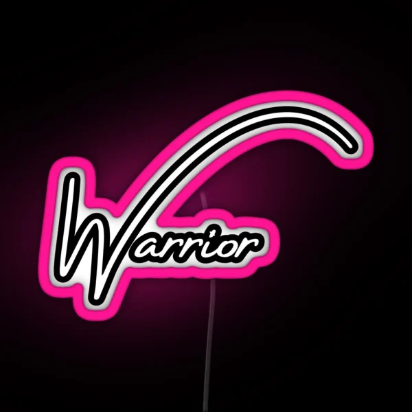Warrior RGB Neon Sign