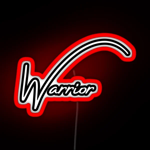Warrior RGB Neon Sign
