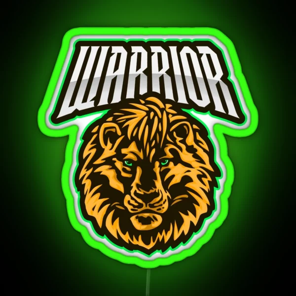 Warrior RGB Neon Sign