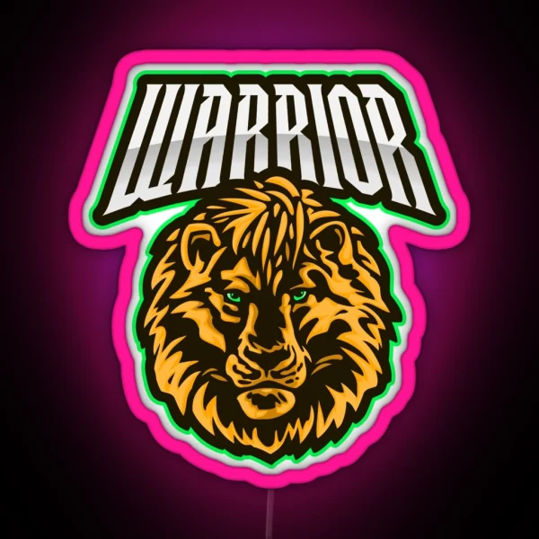 Warrior RGB Neon Sign