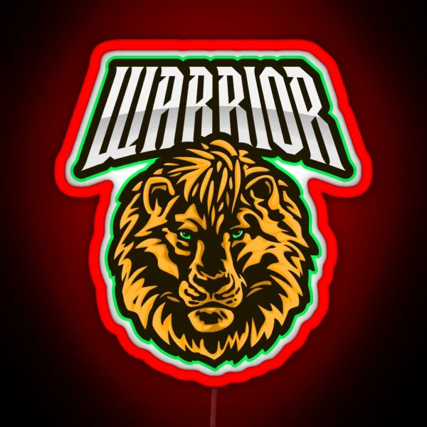Warrior RGB Neon Sign