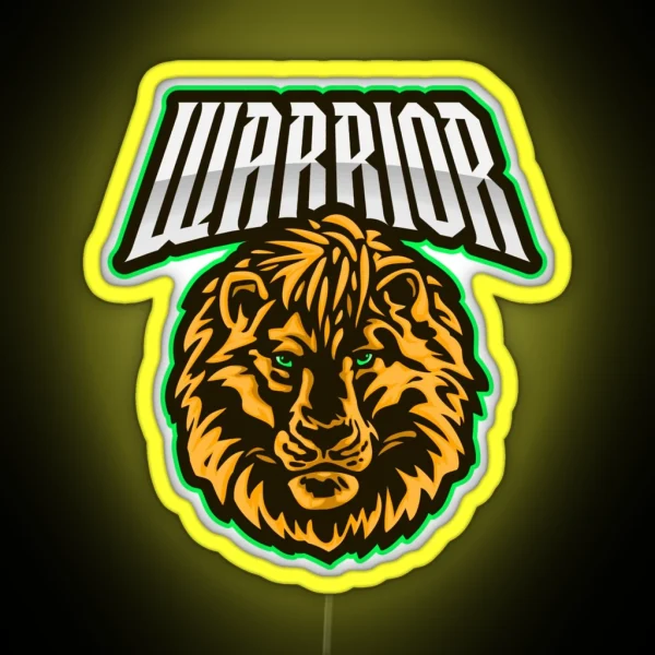 Warrior RGB Neon Sign