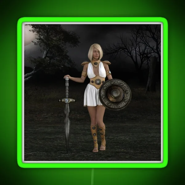 Warrior RGB Neon Sign