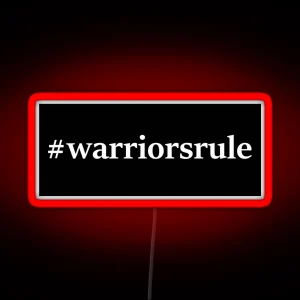 Warriorsrule RGB Neon Sign