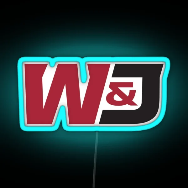 Washington And Jefferson College Presidents RGB Neon Sign