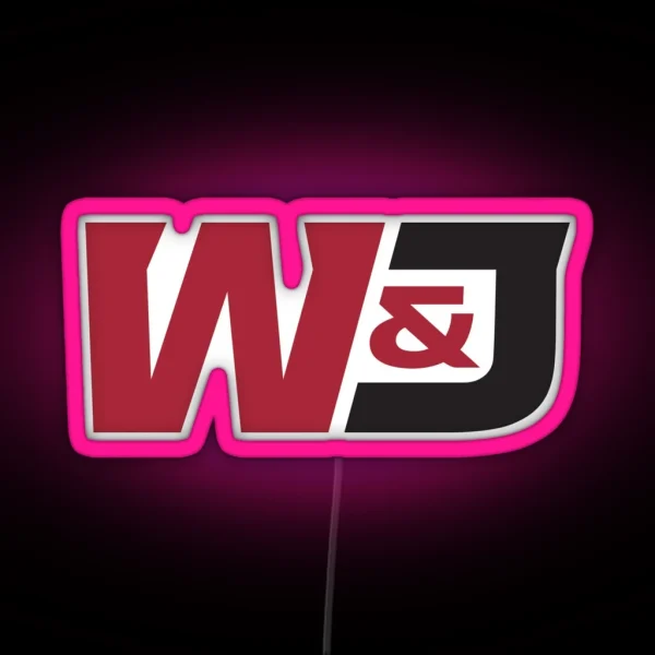 Washington And Jefferson College Presidents RGB Neon Sign